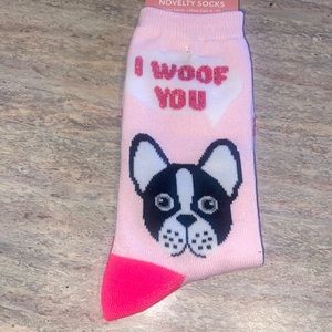 NEW Sparkly Dog & Heart Socks